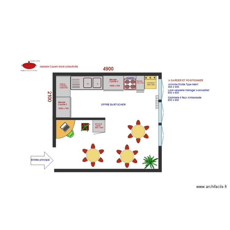 PAPILLONS B Projet BARTCHER. Plan de 0 pièce et 0 m2