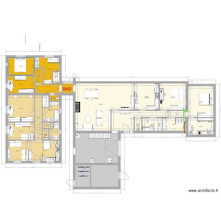 maison  SAS Mathias et appart 2 ch. Plan de 0 pièce et 0 m2