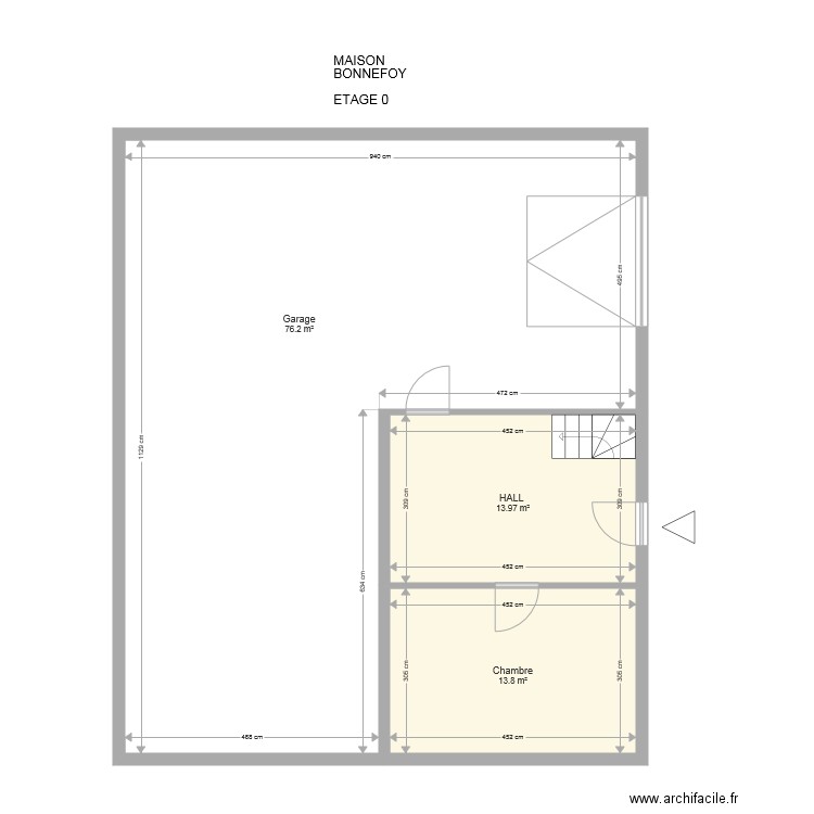 BONNEFOY. Plan de 0 pièce et 0 m2