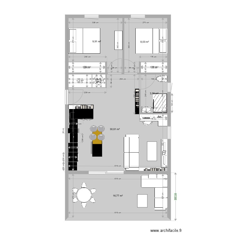 corse. Plan de 0 pièce et 0 m2