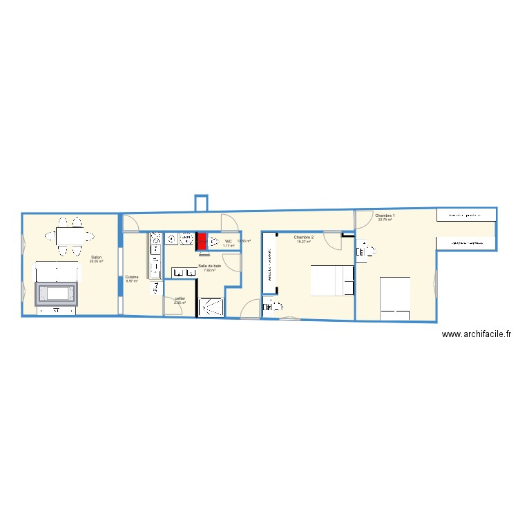 R1 gorry. Plan de 0 pièce et 0 m2
