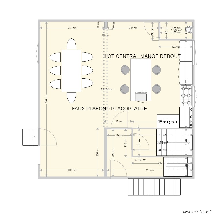 VILLA PERRIER REZ PROJET. Plan de 0 pièce et 0 m2