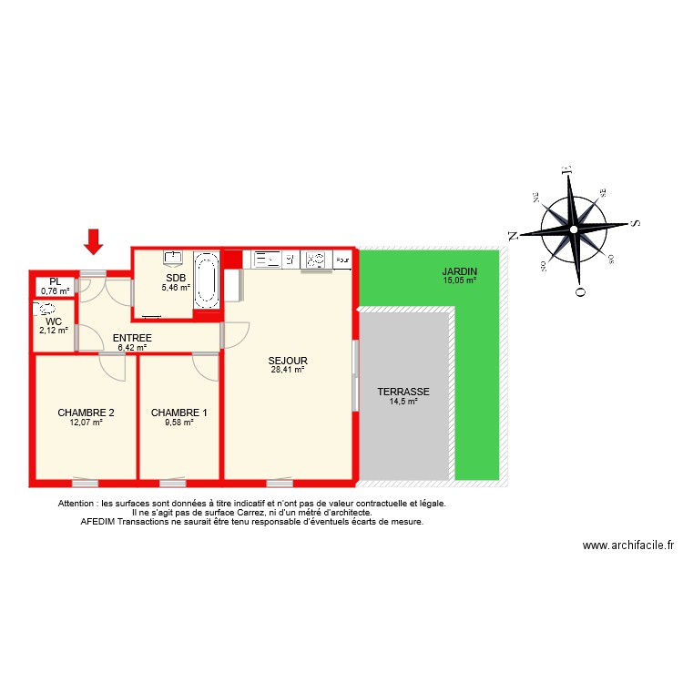 BI 6737 PASCAL. Plan de 0 pièce et 0 m2