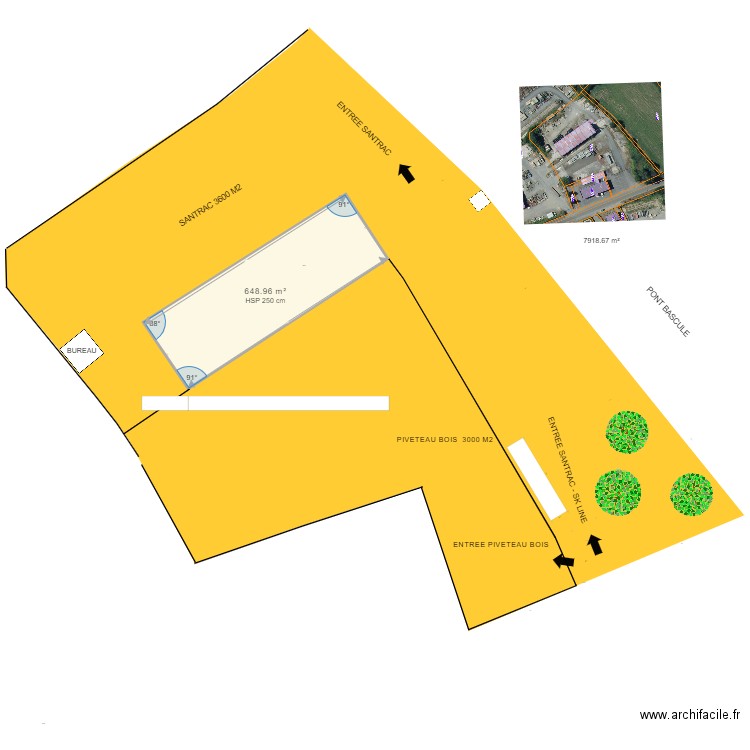 PLAN TERRAIN BEAUCOUZE V3. Plan de 0 pièce et 0 m2