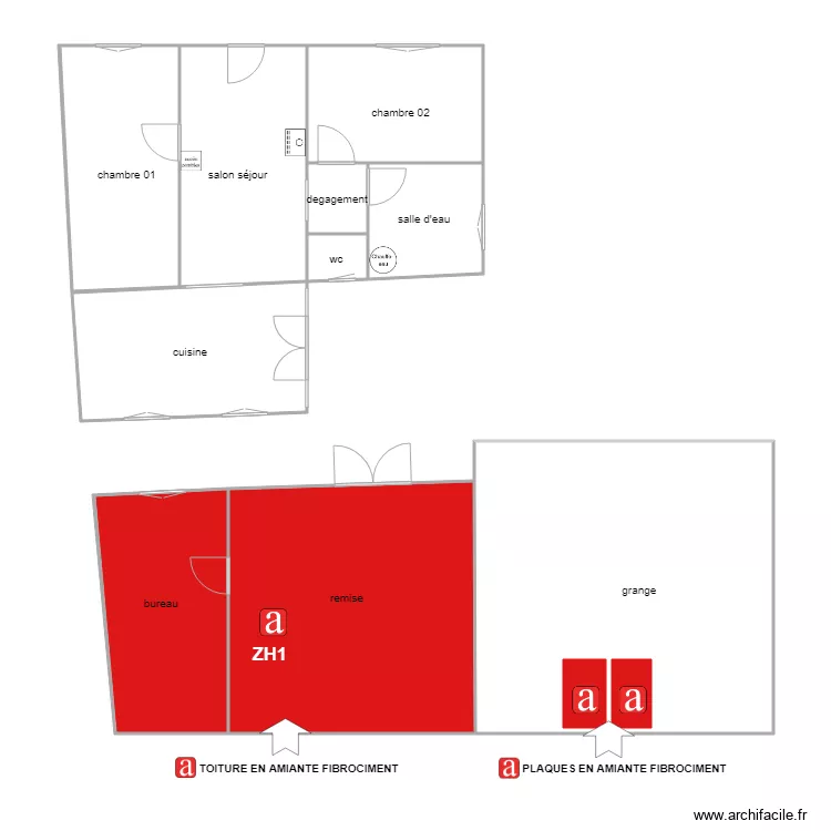 BERGEROLLE AM. Plan de 