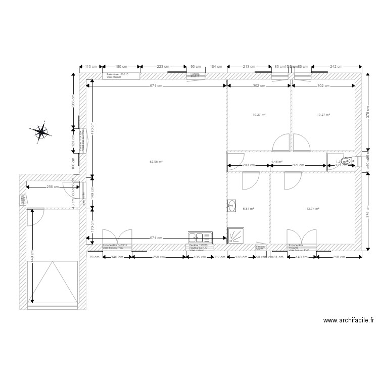 Maison nue 1. Plan de 0 pièce et 0 m2