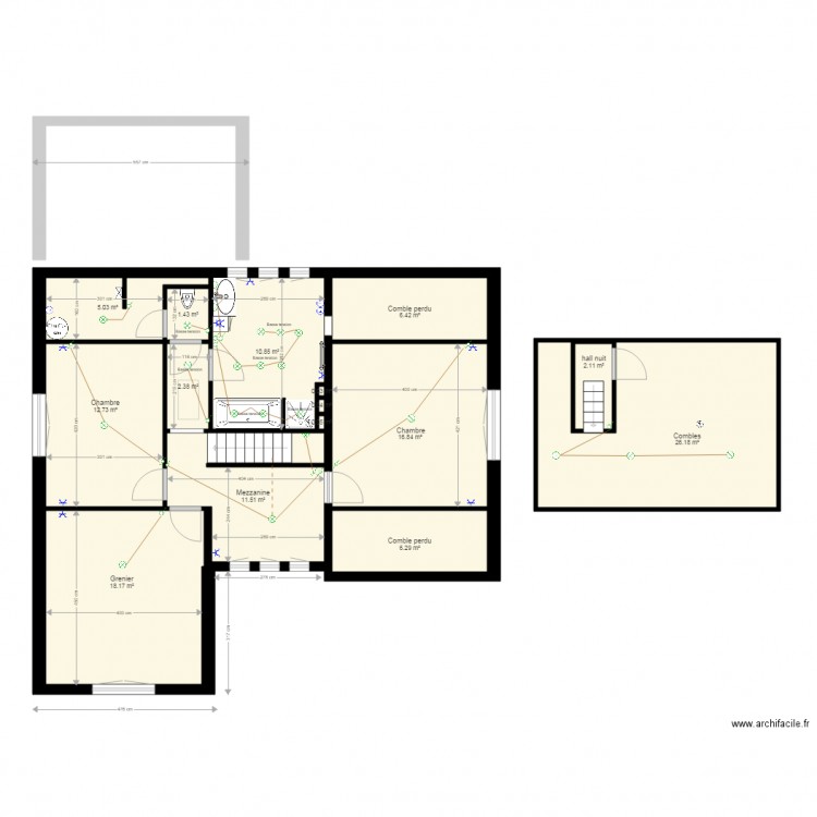 41 r latour étage. Plan de 0 pièce et 0 m2