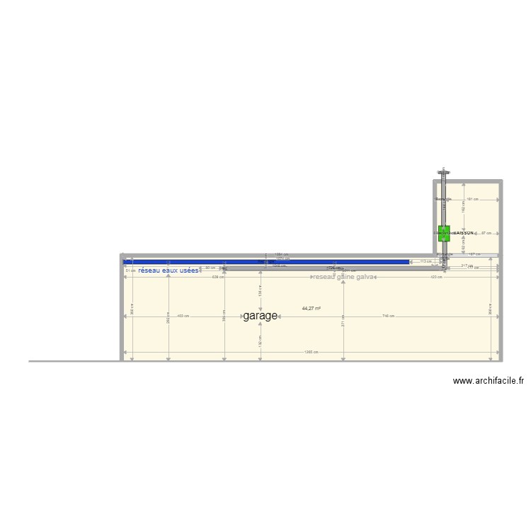 VMC SALON DE COIFFURE ST DENIS dessus. Plan de 0 pièce et 0 m2