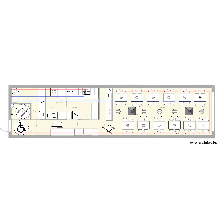 7RESTAURANT DES BERGERS V7. Plan de 