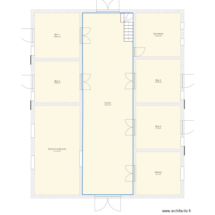 Barn Appartement. Plan de 0 pièce et 0 m2
