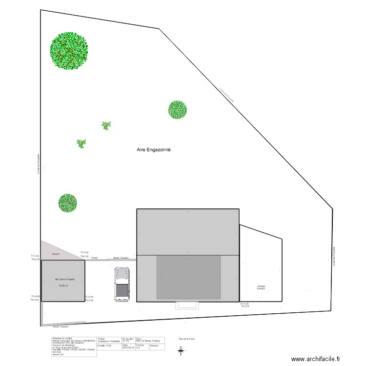 mamona  plan de masse  2. Plan de 0 pièce et 0 m2