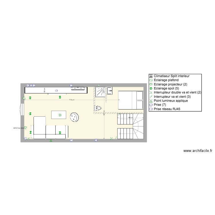 MAISON  NIVEAU 2 VERSION PRESCI. Plan de 0 pièce et 0 m2