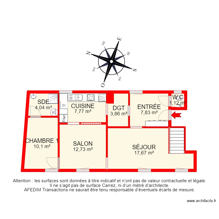 BI 12895 - . Plan de 22 pièces et 179 m2