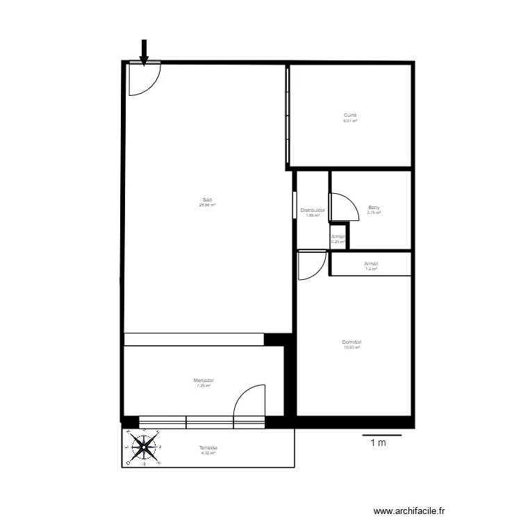 ED L ESCLADELLA PB 2 ARINSAL LA MASSANA. Plan de 
