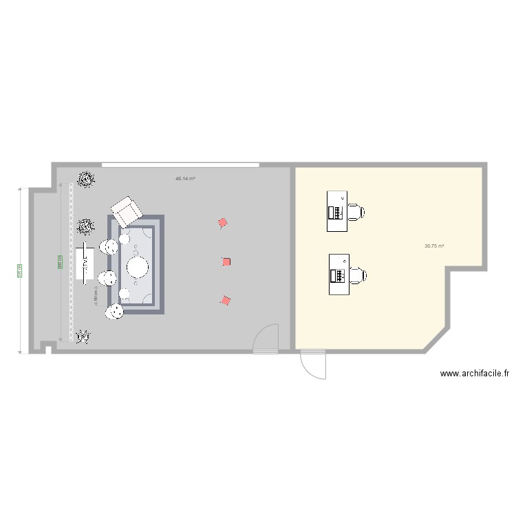 ARAE Deux et un. Plan de 0 pièce et 0 m2