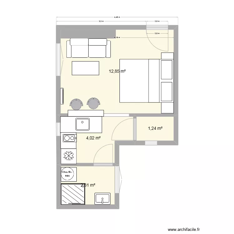 98 versailles. Plan de 