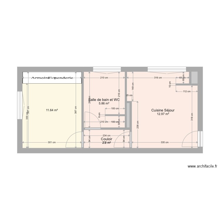 Appartement Loic. Plan de 0 pièce et 0 m2