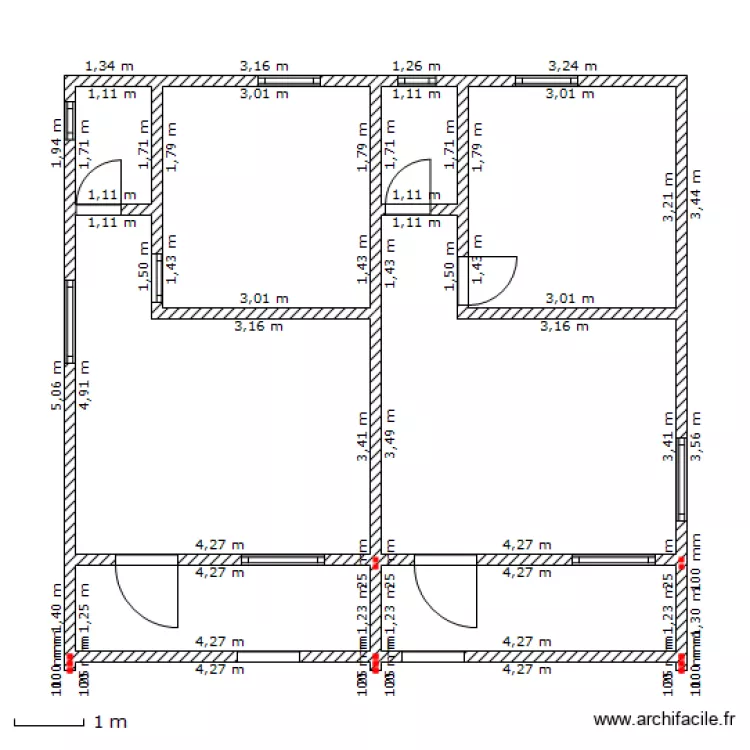 Maison Retraite. Plan de Maison Retraite. Plan de