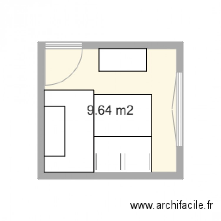 CHAMBRE 2. Plan de 0 pièce et 0 m2