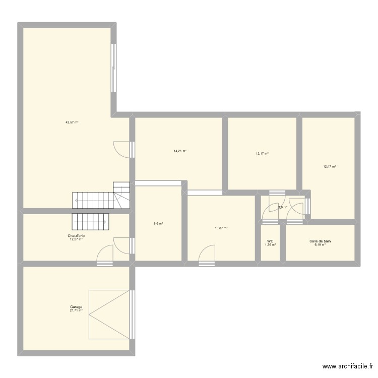 ferté. Plan de 0 pièce et 0 m2