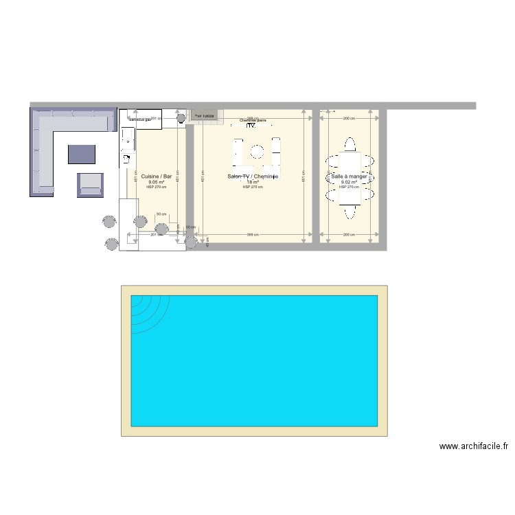 terasse patio pergola gazebo piscine. Plan de 0 pièce et 0 m2