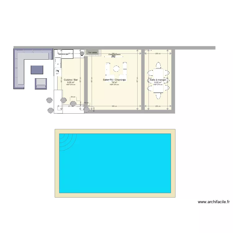 terasse patio pergola gazebo piscine. Plan de 