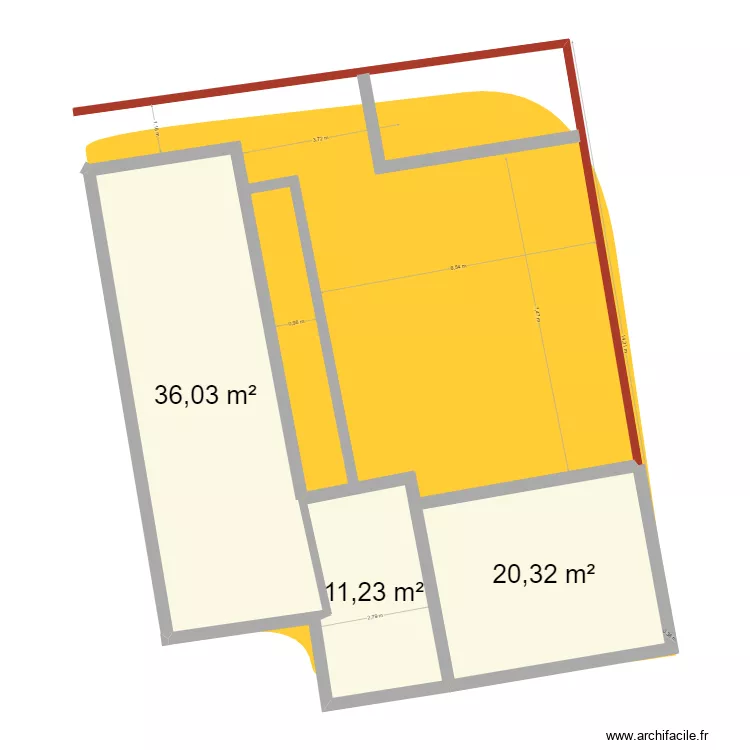 28 EAUBONNE. Plan de 