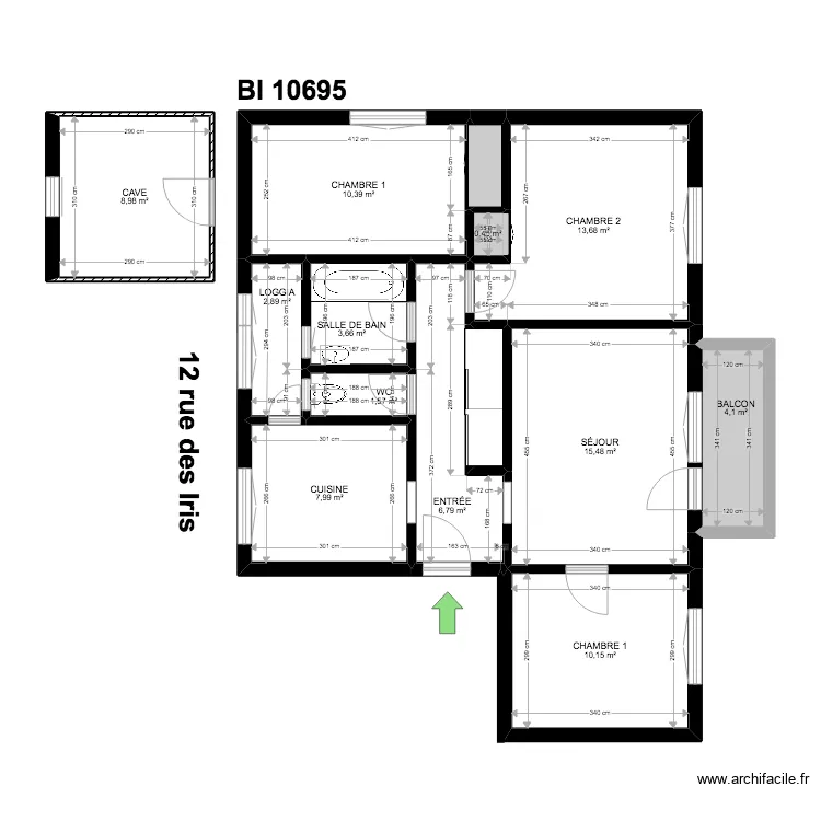 BI 10695. Plan de 
