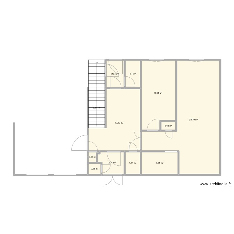prado rdc. Plan de 0 pièce et 0 m2