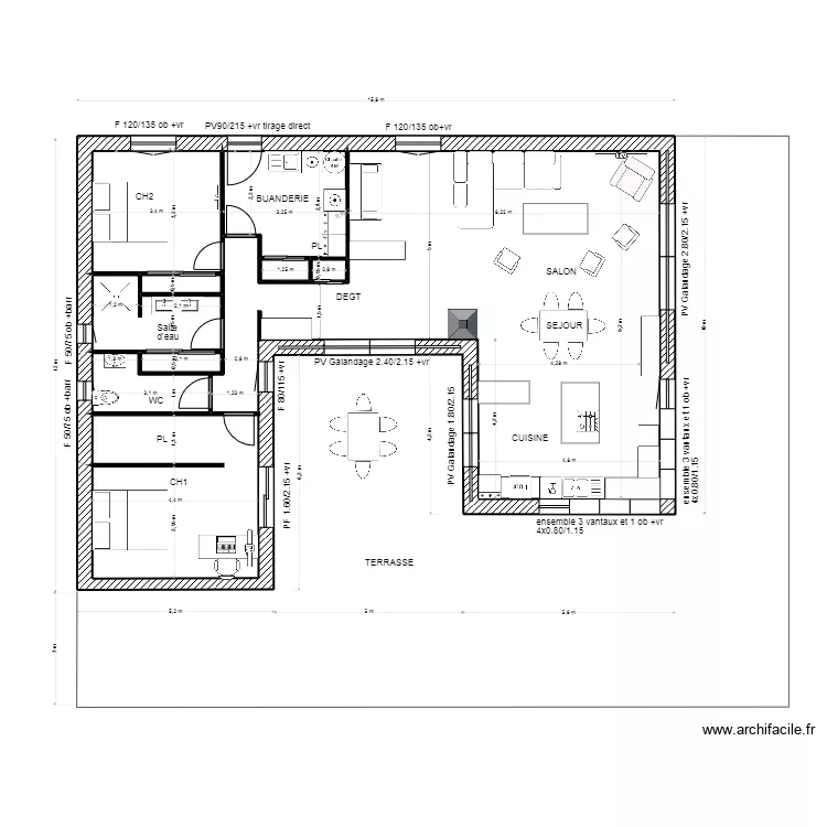 PLAN Rez de Chaussée. Plan de PLAN Rez de Chaussée. Plan de