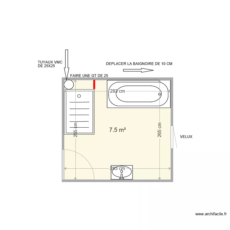 CHOQUET ANTHONY. Plan de 