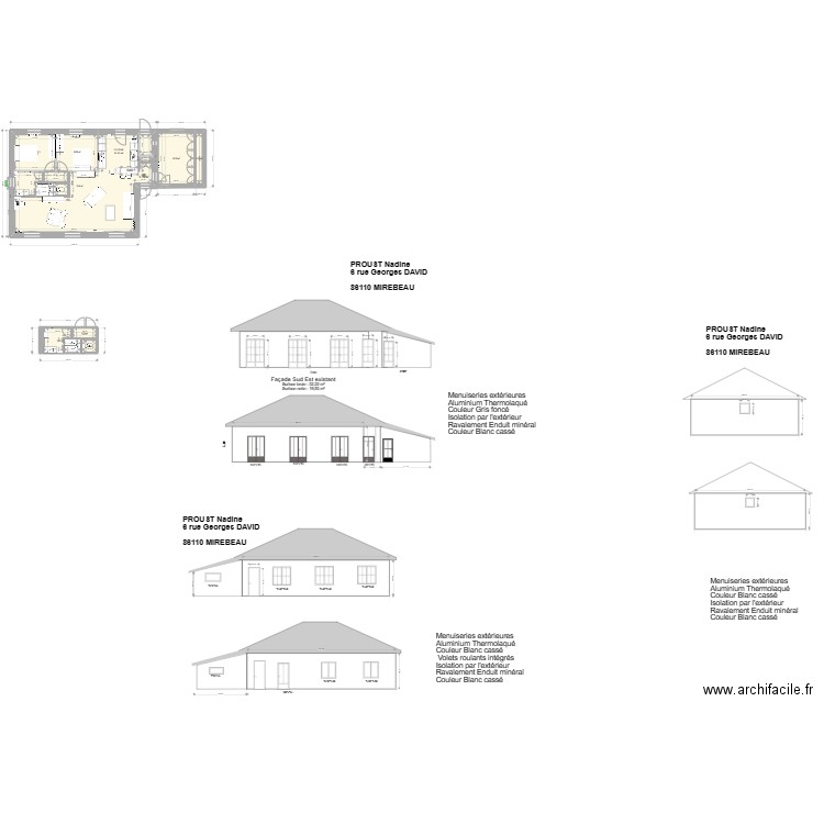 nadine prost bis. Plan de 7 pièces et 110 m2