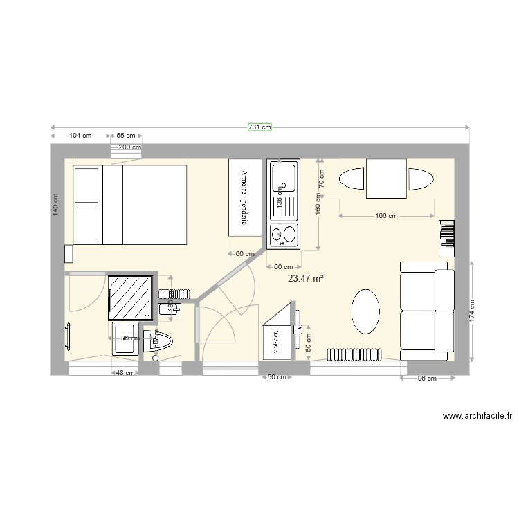 Félix Faure Colombes V2. Plan de 0 pièce et 0 m2