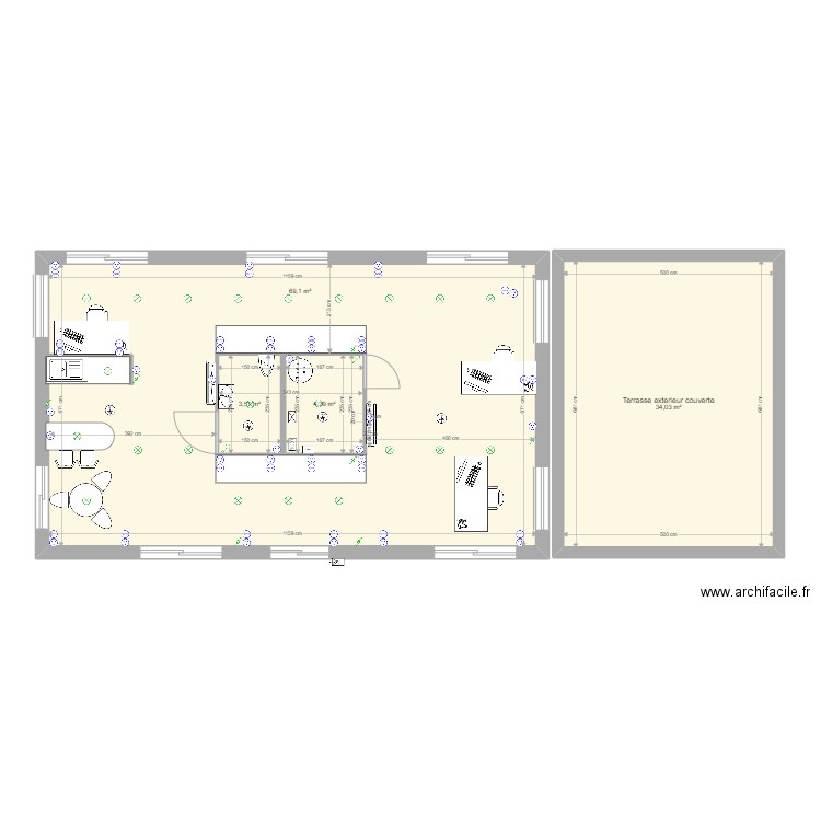 plan container rdc 26-09-2022. Plan de 0 pièce et 0 m2