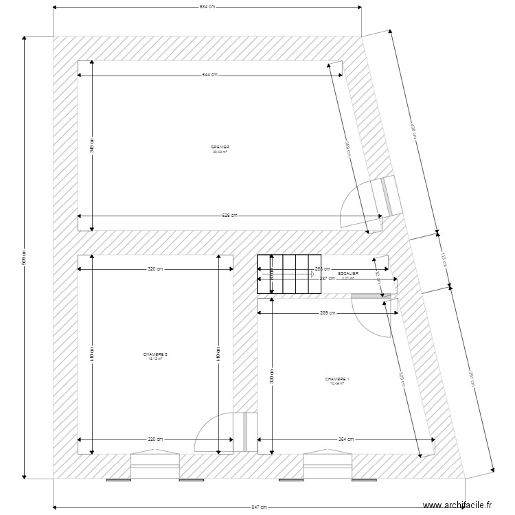 SC DES LYS ETAGE. Plan de 0 pièce et 0 m2