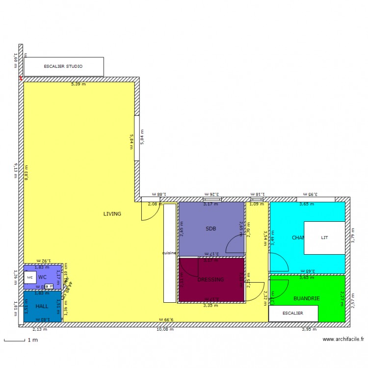 REZ MAISON PERSO. Plan de 0 pièce et 0 m2