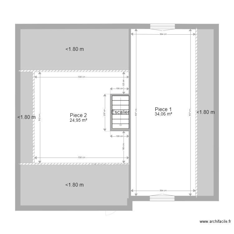 Laville Vincent. Plan de 15 pièces et 201 m2