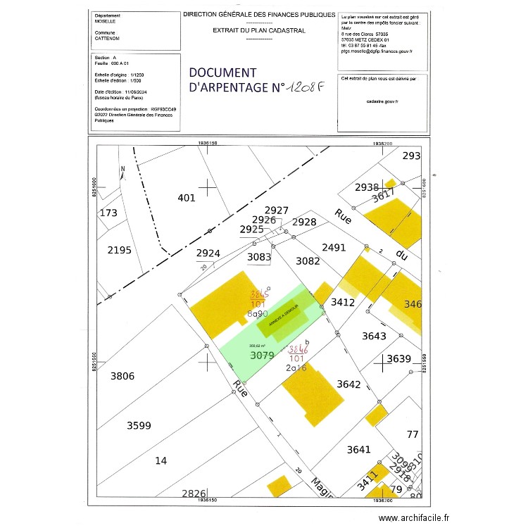CATTENOM. Plan de 0 pièce et 0 m2
