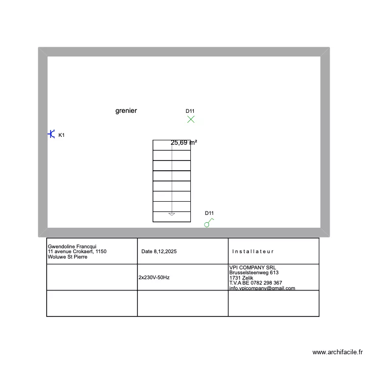 Чердак. Plan de 
