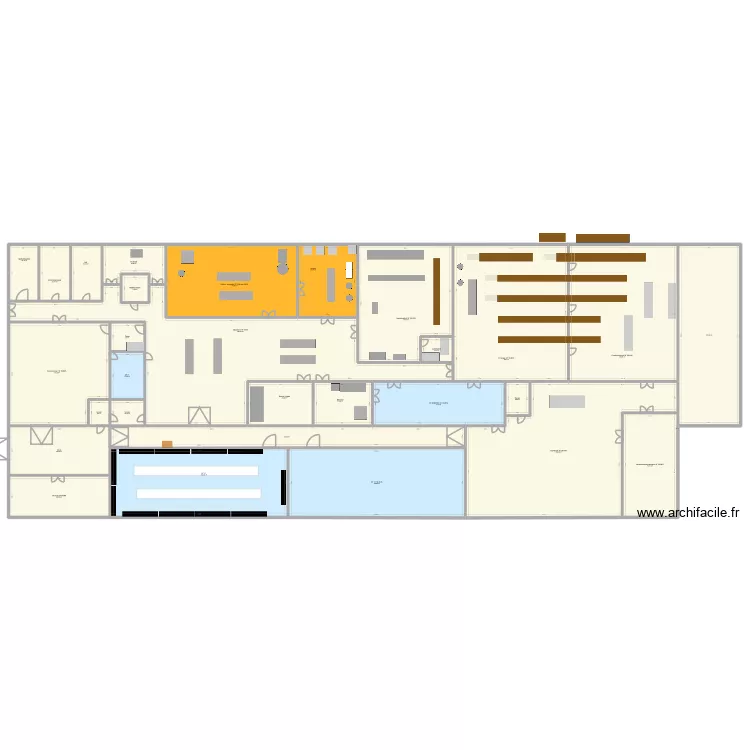 ENROBAGE SOLLICH. Plan de 29 pièces et 2354 m²