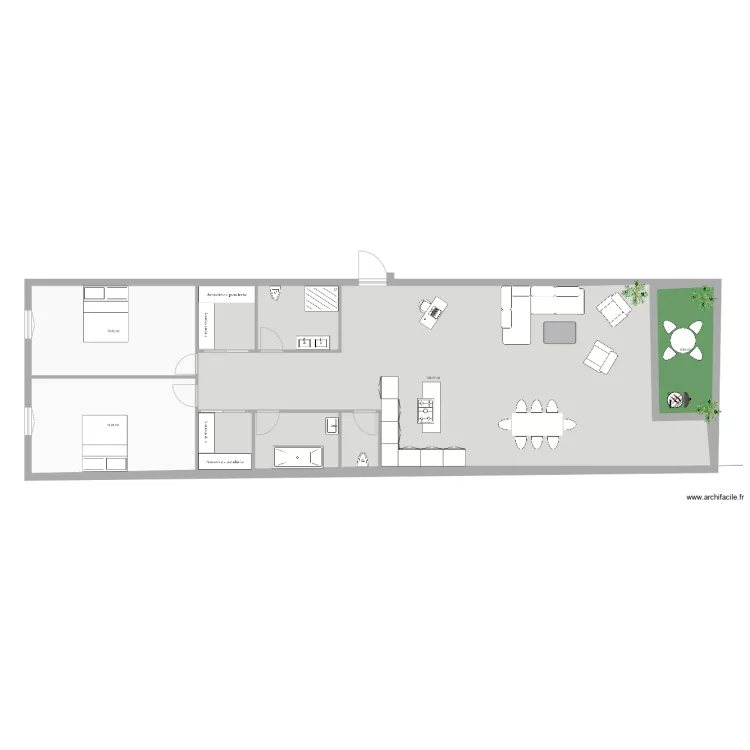 Lot Num&eacute;ro 6 AGENCEMENT. Plan de 