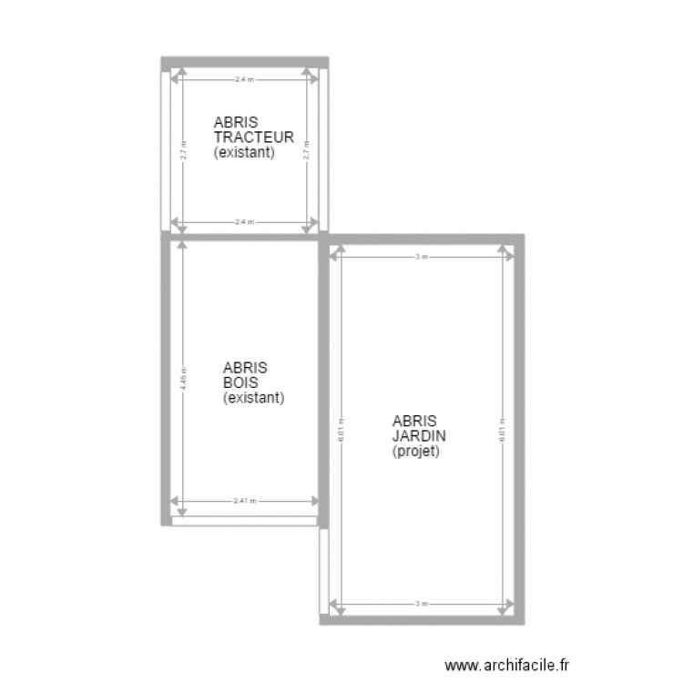 ABRIS JARDIN plan sol. Plan de 0 pièce et 0 m2