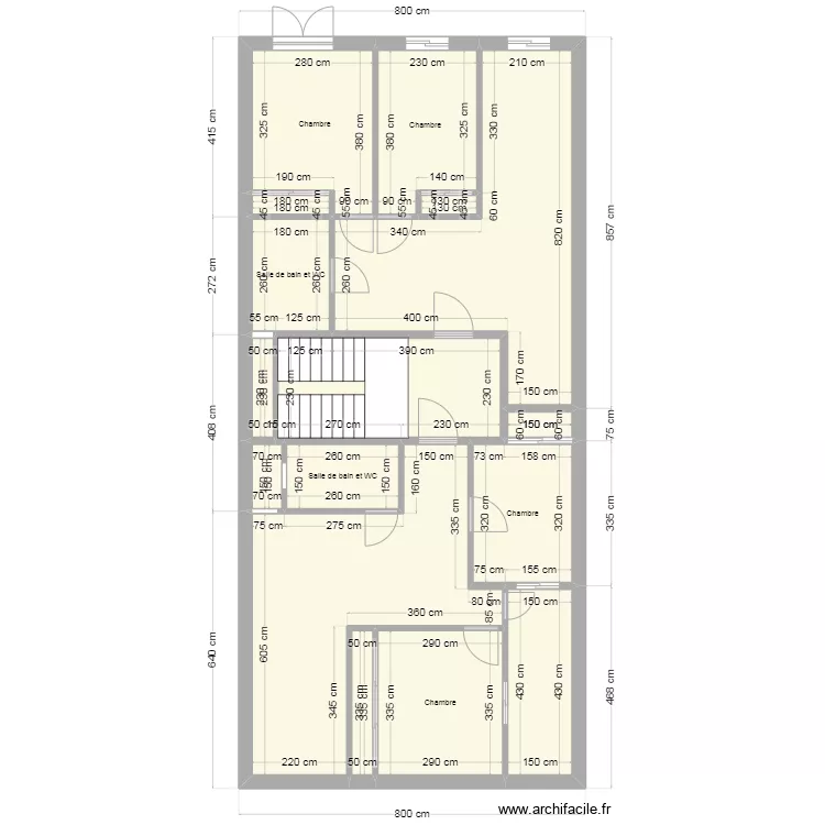 maison 3. Plan de 