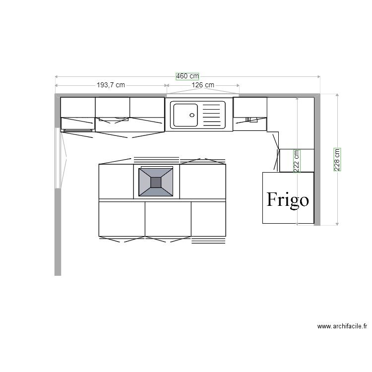 cuisine plus. Plan de 0 pièce et 0 m2