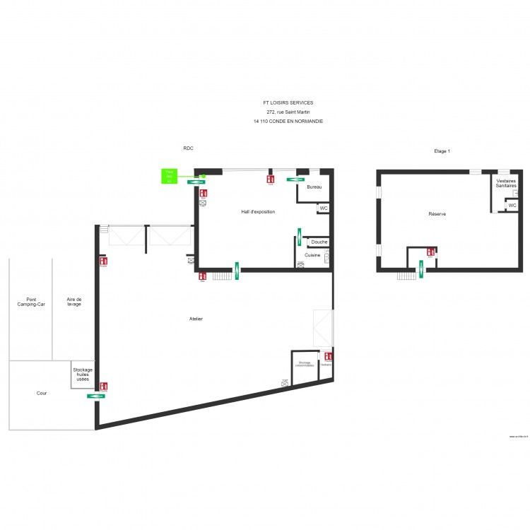 Plan FT SERVICES. Plan de 0 pièce et 0 m2
