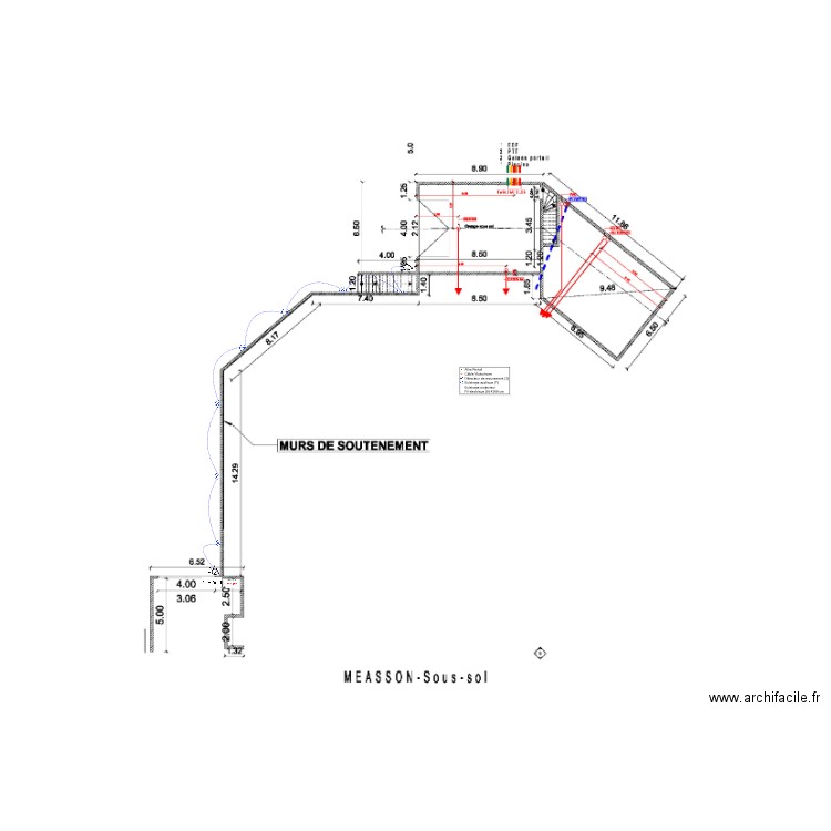 EXT Soutenement St Galmier. Plan de 0 pièce et 0 m2