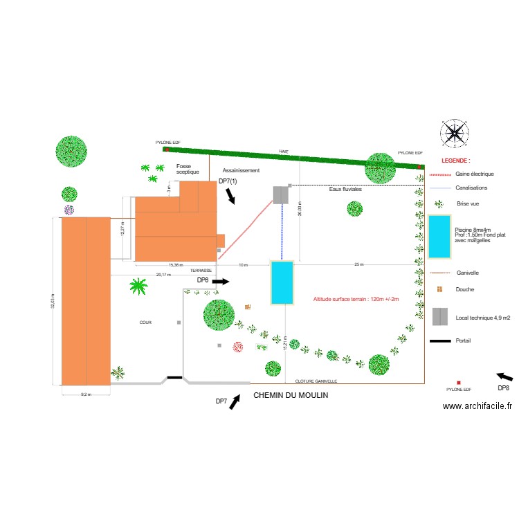 Plan De Masse DP2.. . Plan de 0 pièce et 0 m2