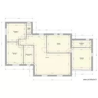 Maison initiale avec pi&egrave;ces