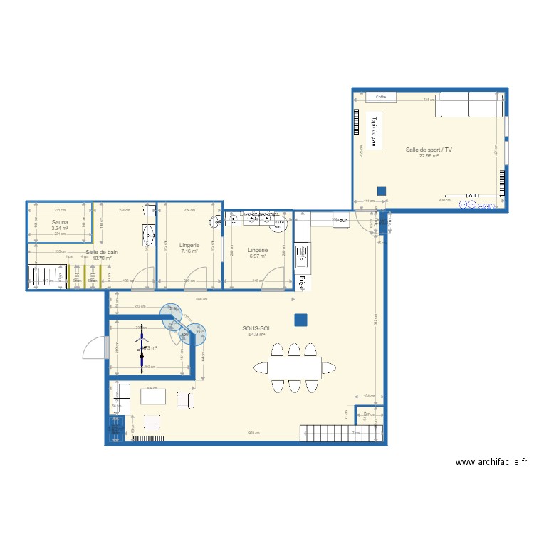 Plan SousSOl. Plan de 0 pièce et 0 m2