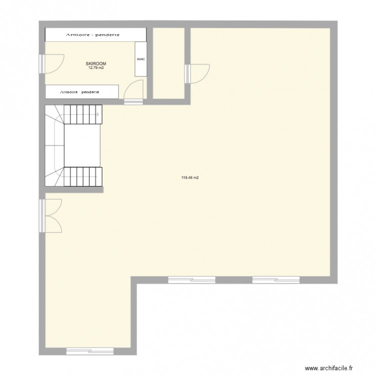 CHALET 2. Plan de 0 pièce et 0 m2